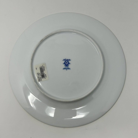 Noritake Emerald Crest 4130 Dinner Plate 10.5” Green Gold White NWT - Picture 12 of 16